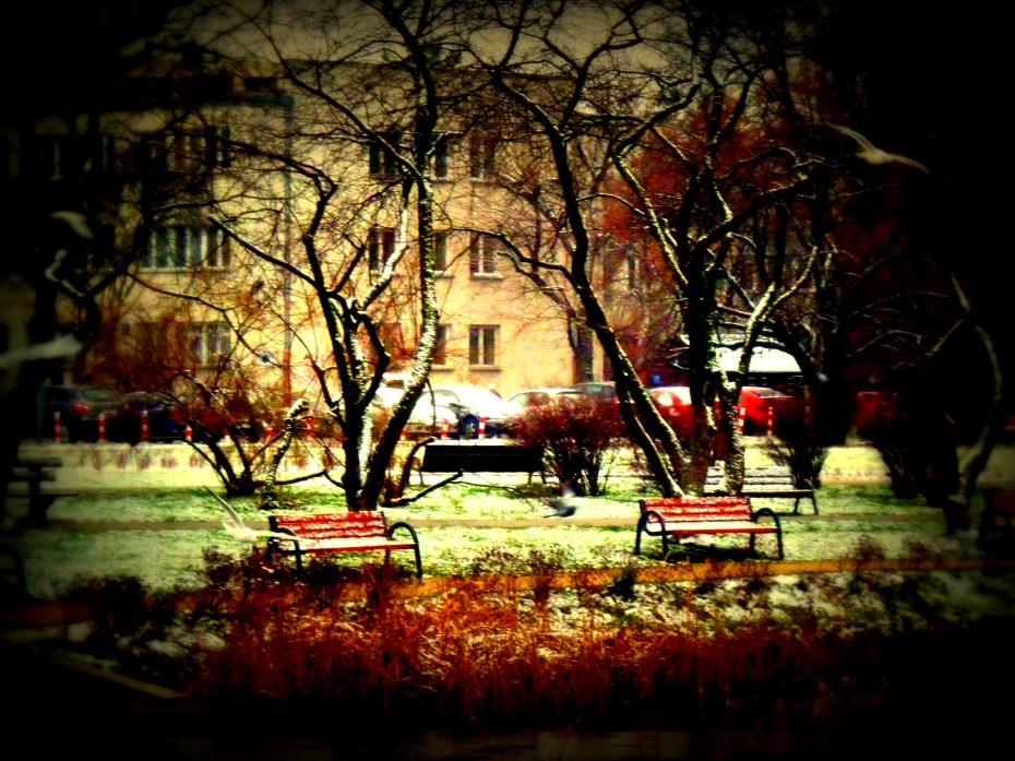 It's not officially winter, but it now sure feels like it in Warsaw, Poland.